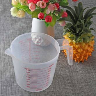 Tip Mond Plastic Maatbeker Cup Afgestudeerd Maatbeker Voor Bakken Beker Vloeibare Meten Jugcup Container Kitchen Supply