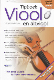 Tipboek Viool en altviool - Boek Hugo Pinksterboer (9087670095)