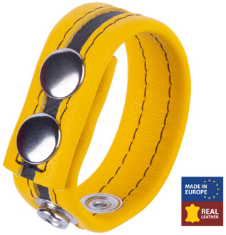 Tippy - Leren Cockring - Geel