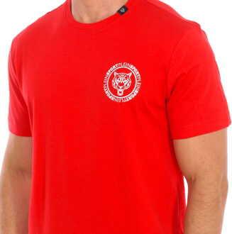 TIPS412 T-shirt met korte mouwen voor heren - maat L Rood