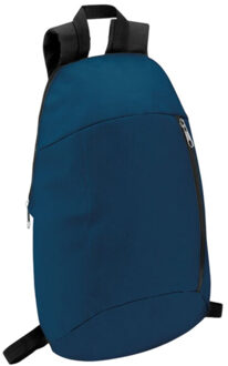 Tirana rugzak met voorvak Blauw - One size