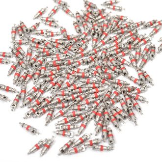 Tire Valve Core Car Motorcycle Bicycle Valve Needle American Valve Stem Core Part Replacement Tire Core Zinc Alloy Valve Core