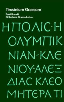 Tirocinium graecum - Boek J. Nuchelmans (9047519469)