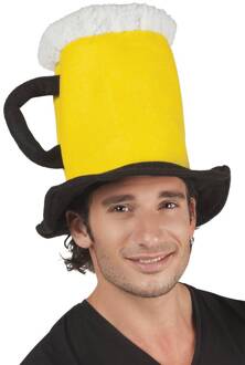 Tiroler Bierpul hoed Geel - Beige - Creme