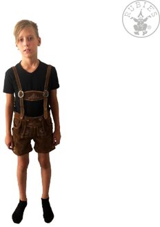 Tiroler broek jongens Leder Bruin - Kastanje