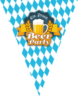 Tiroler vlaggenlijn Bavarian Lion (5m) Blauw