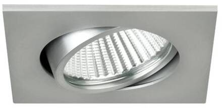 Tirrel-S inbouwspot hoekig alu mat aluminium mat