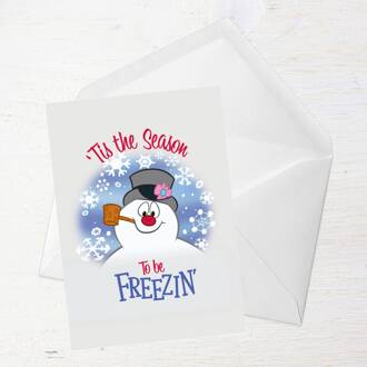 Tis The Season To Be Freezin' Greetings Card - Large Card