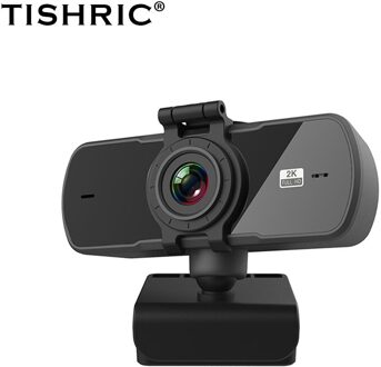 Tishric 2K Hd Webcam Autofocus Web Camera Met Microfoon Usb Webcam Full Hd 1080P Webcam Camara Pc web Camera Voor Computer