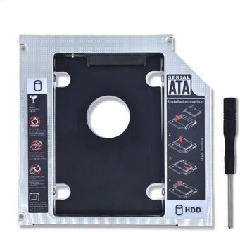 Tishric Aluminium Optibay 9.5 Mm Sata 3.0 2nd Hdd Caddy Ssd Cd Dvd Case Behuizing Caddy Voor Macbook Pro 13 "15" 17 "Superdrive