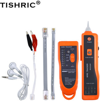 TISHRIC UTP STP Cat5 Cat6 RJ45 LAN Netwerk Kabel Tester Line Finder RJ11 Telefoon Draad Tracker Tracer Diagnose Tone Kit XQ-350