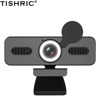 Tishric Webcam 4K Web Cam Full Hd Webcam 2K Usb Camera Computer Pc Camera Web Camera Met Microfoon 1080P Webcam Met Beugel