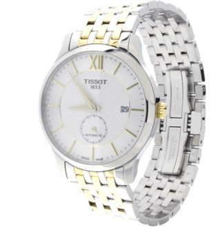 Tissot Automatisch Witte Wijzerplaat Stalen Horloge Tissot , White , Dames - ONE Size
