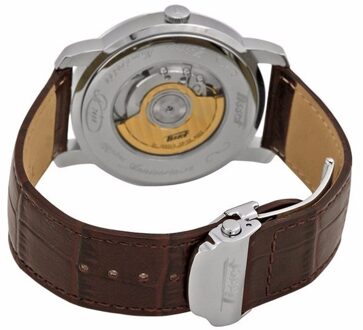 Tissot Heritage Navigator 160th Anniversary Heren Brown Watch T0786411603700 Bruin