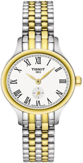 Tissot Quartz Witte Wijzerplaat Roestvrijstalen Horloge Tissot , White , Dames - ONE Size