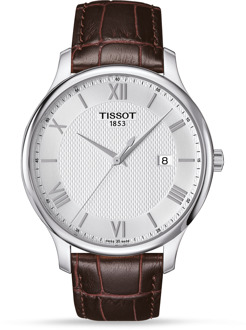 Tissot T-Classic Tradition horloge  - bruin