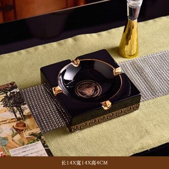 Tissue Doos Keramische Badkamer Papier Houder Fruitschaal Ashtry Tissue Houder Woonkamer Decoratie Thuis Kantoor Tafel Accessoires 01L14cm W14cm H4cm