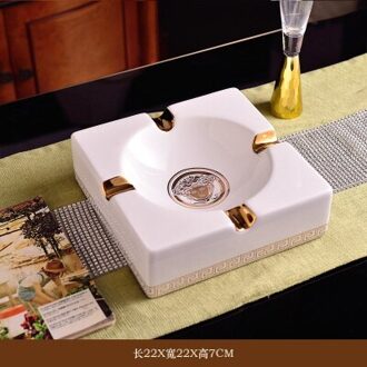 Tissue Doos Keramische Badkamer Papier Houder Fruitschaal Ashtry Tissue Houder Woonkamer Decoratie Thuis Kantoor Tafel Accessoires 05L22cm W 22cm H7cm