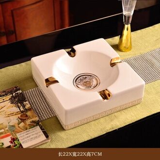 Tissue Doos Keramische Badkamer Papier Houder Fruitschaal Ashtry Tissue Houder Woonkamer Decoratie Thuis Kantoor Tafel Accessoires 06L22cm W22cm H7cm