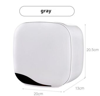 Tissue Doos Perforatie-Gratis Papierrol Buis Wc-papier Doos Waterdichte Wc-papier Opbergdoos licht grijs