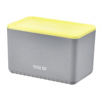 Tissue Doos Punch-Gratis Muurbevestiging Abs Zelfklevende Te Gebruiken Tissue Houder Voor Badkamer Tissue Doos grijs