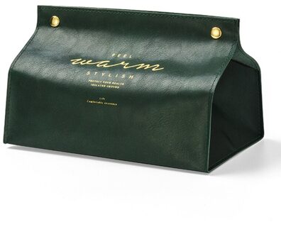 Tissue Dozen Nordic Lederen Papier Doos Woonkamer Thuis Creatieve Tissue Papieren Zak Papieren Zak Auto Salontafel Pape Opslag doos 02