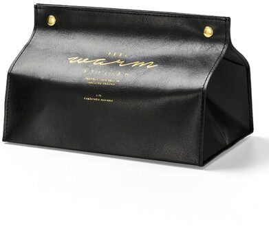 Tissue Dozen Nordic Lederen Papier Doos Woonkamer Thuis Creatieve Tissue Papieren Zak Papieren Zak Auto Salontafel Pape Opslag doos 03