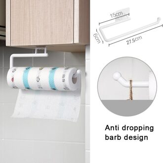 Tissue Hanger Papieren Handdoek Dispenser Wall Mounted Zelfklevende Toiletrolhouder Stand Papier Houders Voor Keuken Badkamer 1 stk L