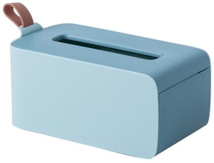 Tissue Opbergdoos Natte Doekjes Dispenser Houder Droog Nat Tissue Paper Case Box Doekjes Servet Opbergdoos Keuken Accessoires blauw