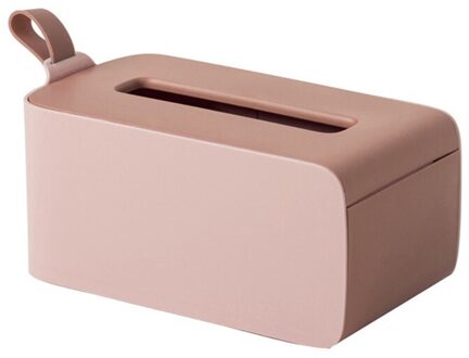 Tissue Opbergdoos Natte Doekjes Dispenser Houder Droog Nat Tissue Paper Case Box Doekjes Servet Opbergdoos Keuken Accessoires roze