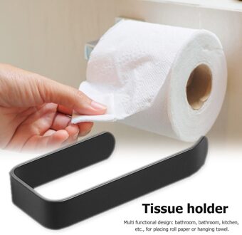 Tissue Rolhouder Punch-Gratis Haak Badkamer Accessoires Handdoekenrek 1Pc Acryl Wall Mount Toiletrolhouder