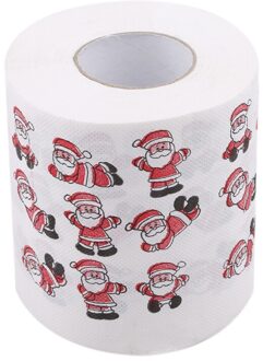 Tissue Roll Xmas Decor Rolling Papier Mode Kerstman Vrolijk Kerstfeest Patronen Toiletpapier Thuis Bad Woonkamer Wc Papier