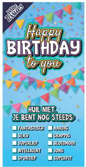 Tissuebox Happy Birthday Multikleur - Print