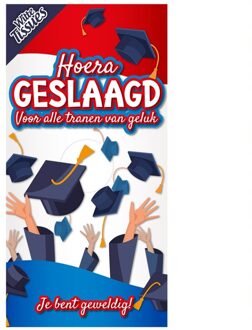 Tissuebox Hoera geslaagd