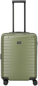 Titan UPGRADE Cabin Spinner forest green hardcase koffer Groen - H 55 x B 40 x D 20 cm