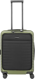 Titan Upgrade handbagage koffer frontpocket 55 cm forest green Groen
