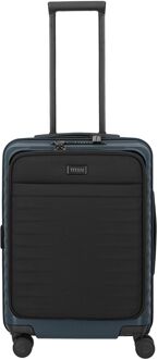 Titan Upgrade handbagage koffer frontpocket 55 cm midnight blue Blauw