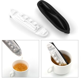 Titanic Shape Theezeefje Theewaar Lege Thee Zakken Thee Zetgroep Kruiden Filter Diffuser Siliconen Creatieve Stijl