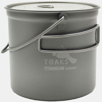 Titanium 1100ml Pan - Met hengsel en handgreep