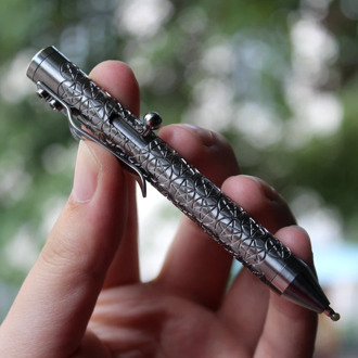 Titanium Alloy Bolt Action Pen Tactical Mechanical Pen self-defense EDC Pen