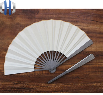 Titanium Alloy Folding Fan 10 Inch Thick EDC Tactical Attack Defense Fan Tai Chi Martial Arts Steel Bone Fan