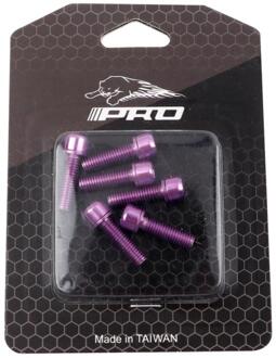 Titanium-Plated Mtb Fiets Stuur Schroeven M5 18Mm Kleurrijke Schroeven Stuurpen Riser Schroeven Fiets Accessoires Fiets Onderdelen 7