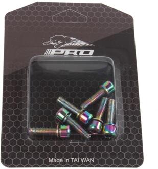 Titanium-Plated Mtb Fiets Stuur Schroeven M5 18Mm Kleurrijke Schroeven Stuurpen Riser Schroeven Fiets Accessoires Fiets Onderdelen