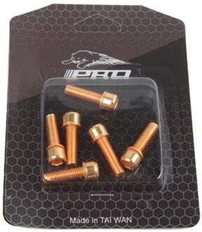 Titanium-Plated Mtb Fiets Stuur Schroeven M5 18Mm Kleurrijke Schroeven Stuurpen Riser Schroeven Fiets Accessoires Fiets Onderdelen