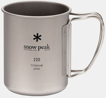 Titanium Single Cup 220 Grijs - One size