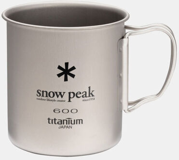 Titanium Single Cup 600 Beker Grijs - One size