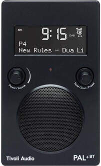 Tivoli DAB+ radio PAL + BT (Zwart)