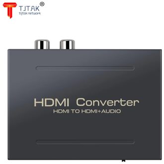 Tjtak Hdmi-Compatibel Audio Extractor Hdmi-Compatibel Optische Toslink Audio Video Converter Splitter Met 4K @ 30Hz 1080P Hd 1080p Audio Splitter