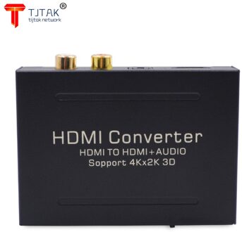 Tjtak Hdmi-Compatibel Audio Extractor Hdmi-Compatibel Optische Toslink Audio Video Converter Splitter Met 4K @ 30Hz 1080P Hd 4k Audio Splitter