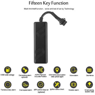 TK205 Mini GPS Tracker with Real-time Monitoring System APP Vehicle Tracking Device Car Motorcycle GSM Locator